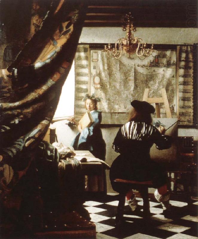 Jan Vermeer the artist s studio china oil painting image